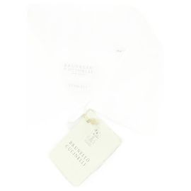 Brunello Cucinelli Camisa Smoking em Algodão Branco Branco