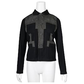 Comme Des Garcons-Black & Grey Jacket-Black