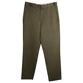 Isabel Marant-Isabel Marant Straight Leg Trousers in Khaki Viscose -Green,Khaki