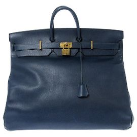 Hermès Hermes Haut a Courroies Marineblau