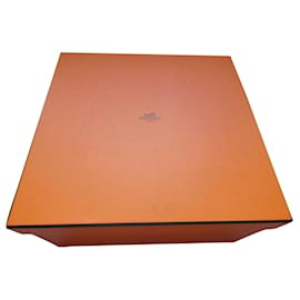 Hermès-caja hermès para bolso birkin hermès 35-Naranja