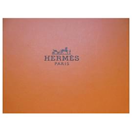 Hermès-caja hermès para bolso birkin hermès 35-Naranja