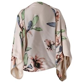 Temperley London-Temperley London Floral Coat in Pink Silk-Other