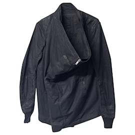 Giacca Rick Owens Exploder in cotone nero Nero