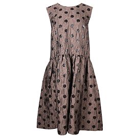 Marc by Marc Jacobs Braun & Schwarz gepunktetes Kleid Braun