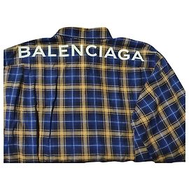 Balenciaga Camisetas Azul