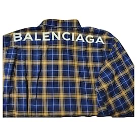 Balenciaga-Shirts-Blue