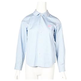 Junya Watanabe-Blue & white check shirt-Blue