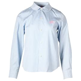 Junya Watanabe-Blue & white check shirt-Blue