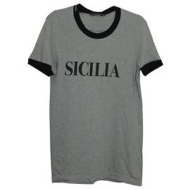 Dolce & Gabbana Top Sicilia grigio Grigio