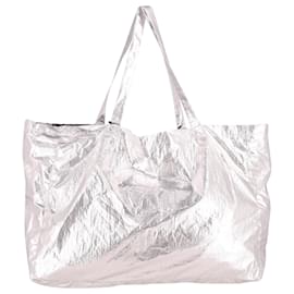 Simon Miller Mega Tote Bag in Silver Polyester Silvery