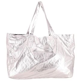 Simon Miller Mega Tragetasche aus silbernem Polyester Silber
