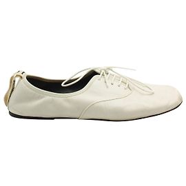 Loewe Chaussures derby blanches souples Blanc