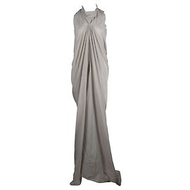 Rick Owens Vestido largo gris claro Gris