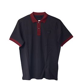 Polo Prada De Piqué De Algodón Negro Negro