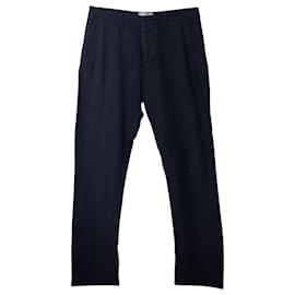 Ami-Pantalones Ami Paris Regular Fit de algodón negro-Negro