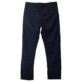 Ami-Pantalones Ami Paris Regular Fit de algodón negro-Negro