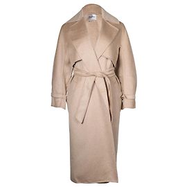 Max Mara Agar Coat in Camel Cashmere Other Yellow