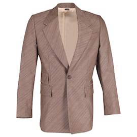 Vivienne Westwood-Vivienne Westwood Striped Suit Jacket in Brown Wool-Brown