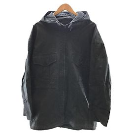**Helmut Lang 90s/Early/Archive/Personal Period/Mod Coat/50/Algodón/GRIS Gris
