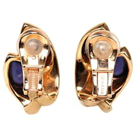 Bulgari-Boucles d'oreilles Bvlgari Or Améthyste-Jaune