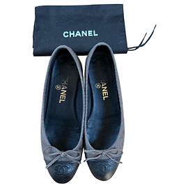 classic ballet flats Chanel n.37 Brown