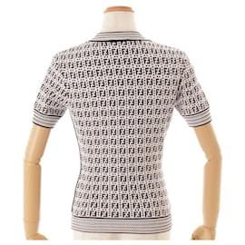 Fendi-FENDI Knit Sweater-Black,White