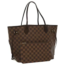 Louis Vuitton-LOUIS VUITTON Damier Ebene Neverfull MM Tote Bag N51105 LV Auth bs2487-Andere