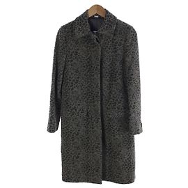 **Helmut Lang Stainless collar coat/--/Wool/BRW/Men Brown