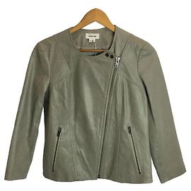 **Giacca in pelle Helmut Lang/Blouson/S/Vacchetta/KHK/16-4104251/Uomini Cachi