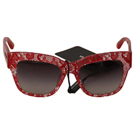 Dolce & Gabbana-Dolce & Gabbana DG4231F unettes de soleil-Rouge