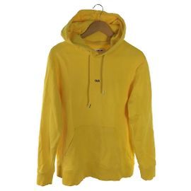 **Helmut Lang 18SS/TAXI Hoodie/M/Baumwolle/YLW/schmutzig/Herren Gelb