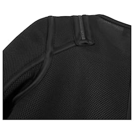 Chanel-Chanel SS12 Black Mesh Zip Jacket-Black