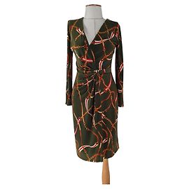 Ralph Lauren Green Dress Polyester Elastane Multiple colors Green