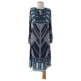 Vestido Hale Bob de viscose Multicor