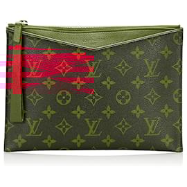 Louis Vuitton-Louis Vuitton Brown Monogram Pochette Pallas -Brown