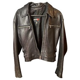 Lolita Lempicka Black Leather Biker Jacket Black