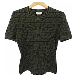Fendi-FENDI Knit Tops-Khaki