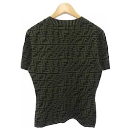 Fendi-FENDI Knit Tops-Khaki