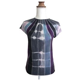 Top Armani in lana multicolore Multicolore