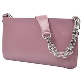 By Far-Holly Bag in Purple Glossy Leather-Purple
