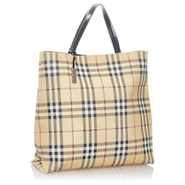 Burberry-Burberry Multi House Check Tote Bag-Multiple colors,Beige