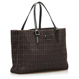Fendi-Fendi Blue Zucchino Tote -Blue