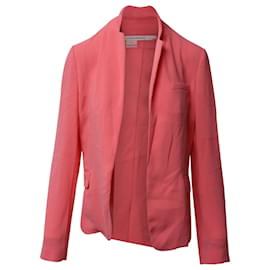 Diane Von Furstenberg-Diane Von Furstenberg Blazer Jacket in Pink Wool Blend-Pink