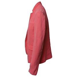 Diane Von Furstenberg-Diane Von Furstenberg Blazer Jacket in Pink Wool Blend-Pink