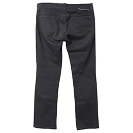 Stella Mc Cartney-Stella McCartney Jeans Jeans em Algodão Cinza Escuro-Cinza