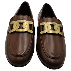Tod's-Tod's Kate Loafers in Brown Leather-Brown