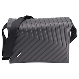 Balenciaga-Balenciaga Car Messenger Bag in Black Calfskin Leather-Black