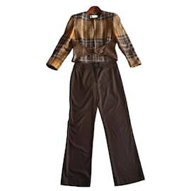 Valentino-Valentino trouser suit-Dark brown