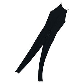 Michael Kors Jumpsuit Schwarz mit Panzerkette Schwarz